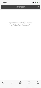 I can t upload videos gives me error waiting answer from only fans part 1