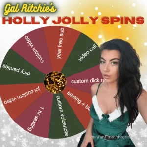 Holly jolly spins 50 spins my new wheel full of christmas presents