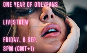 It s now been 1 year since i joined onlyfans come celebrate my first