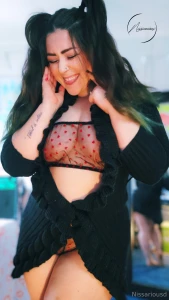 Omgggeeeeee doesnt this seethrough outfit make my body look extra soft