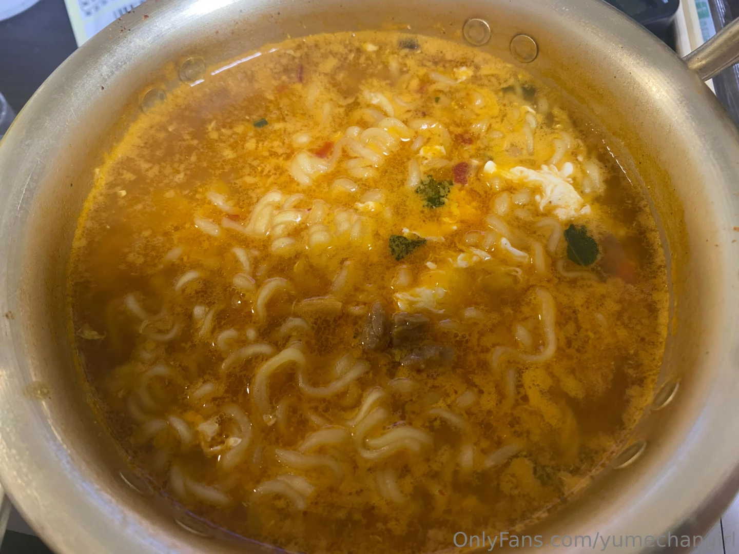 Tonight s dinner is shin ramen 