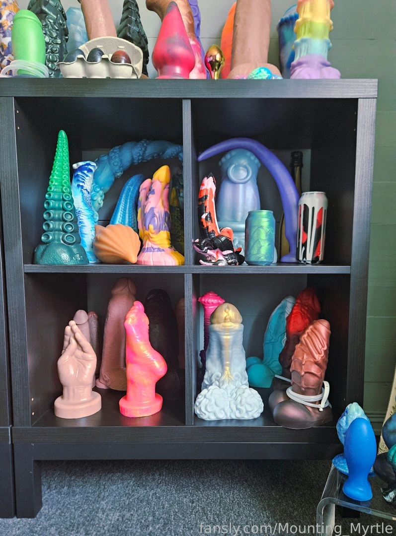 I did some cleaning and decided to count all my toys i have 95 dildos 