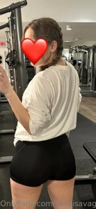 Got another workout in today booty was poppin part 1