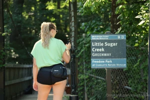 Took a little hike while i was in charlotte nc gorgeous park and