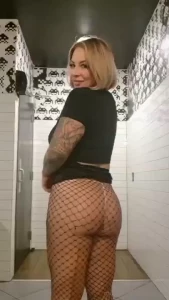 Just your tatted big tiddy goth mommy with pink panties maybe see one