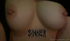 Sinner gothgirl wanna watch me cummit sins