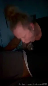 Quick throat fuck before bed