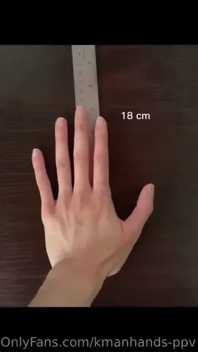 Measured my hands since it was highly requested 