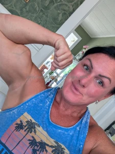 Working that tan and leaning out