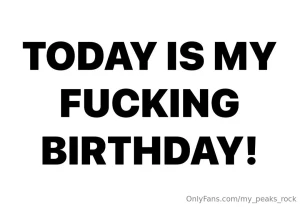 Happy birthday to meeeeeeeee