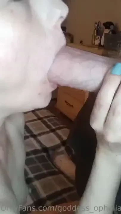 2 minute blow job video watch me get all slobbery sucking a huge cock 