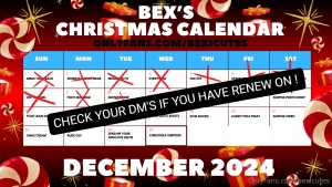 Bex s 2024 christmas calendar daily free pictures clips and videos to