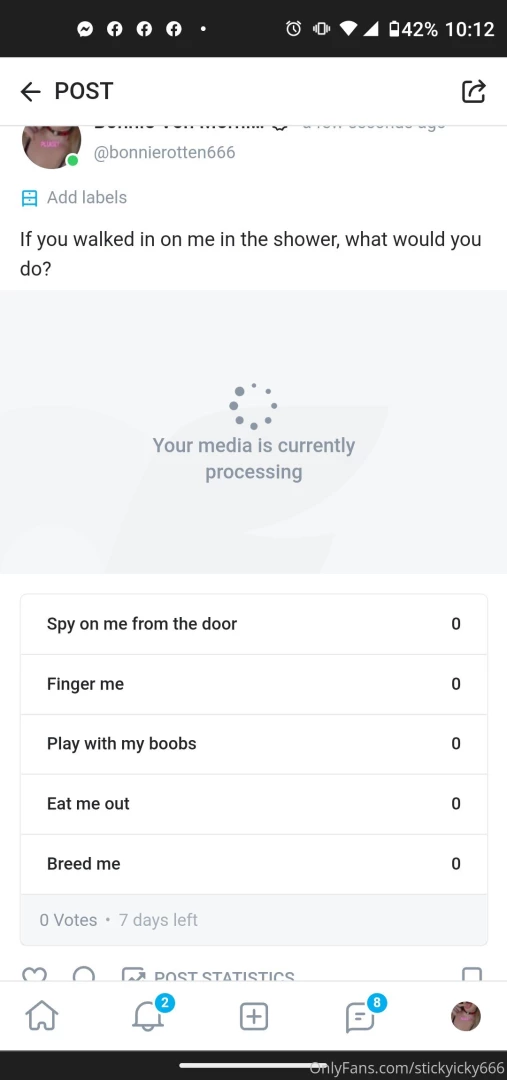 Just uploaded another video on my paid onlyfans only way to see is to 