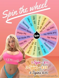Win a spicy prize for every spin here s my newest spin the wheel game