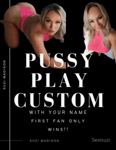 sexisuzi - First to tip 35 gets a personalized pussy play custom 