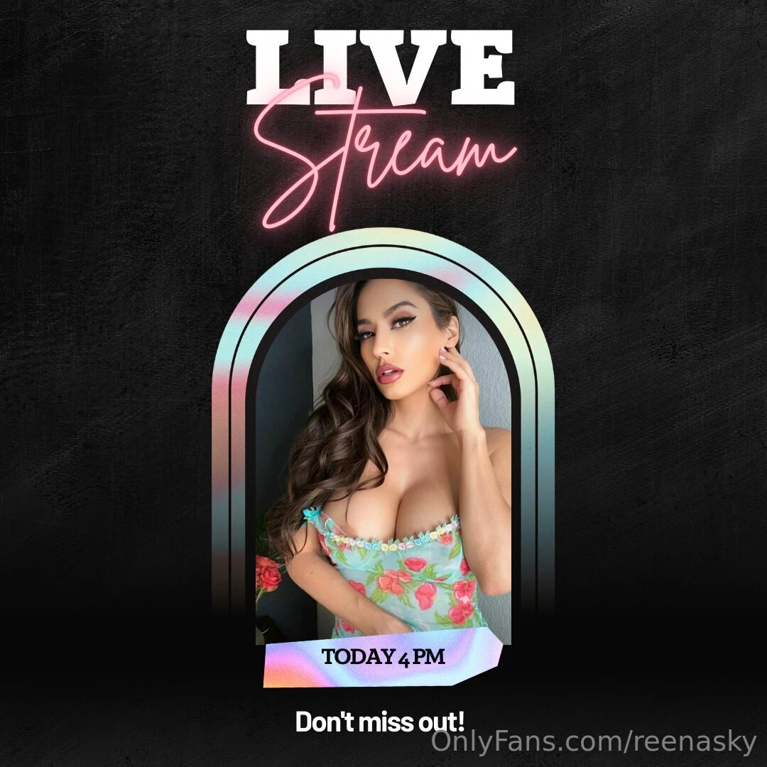 Join me at 4 pm for a live streaming 