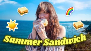 Post hike sandwich time my fav summer bite come see how i make it