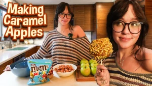 Make caramel apples with me today i m making the ultimate fall snack