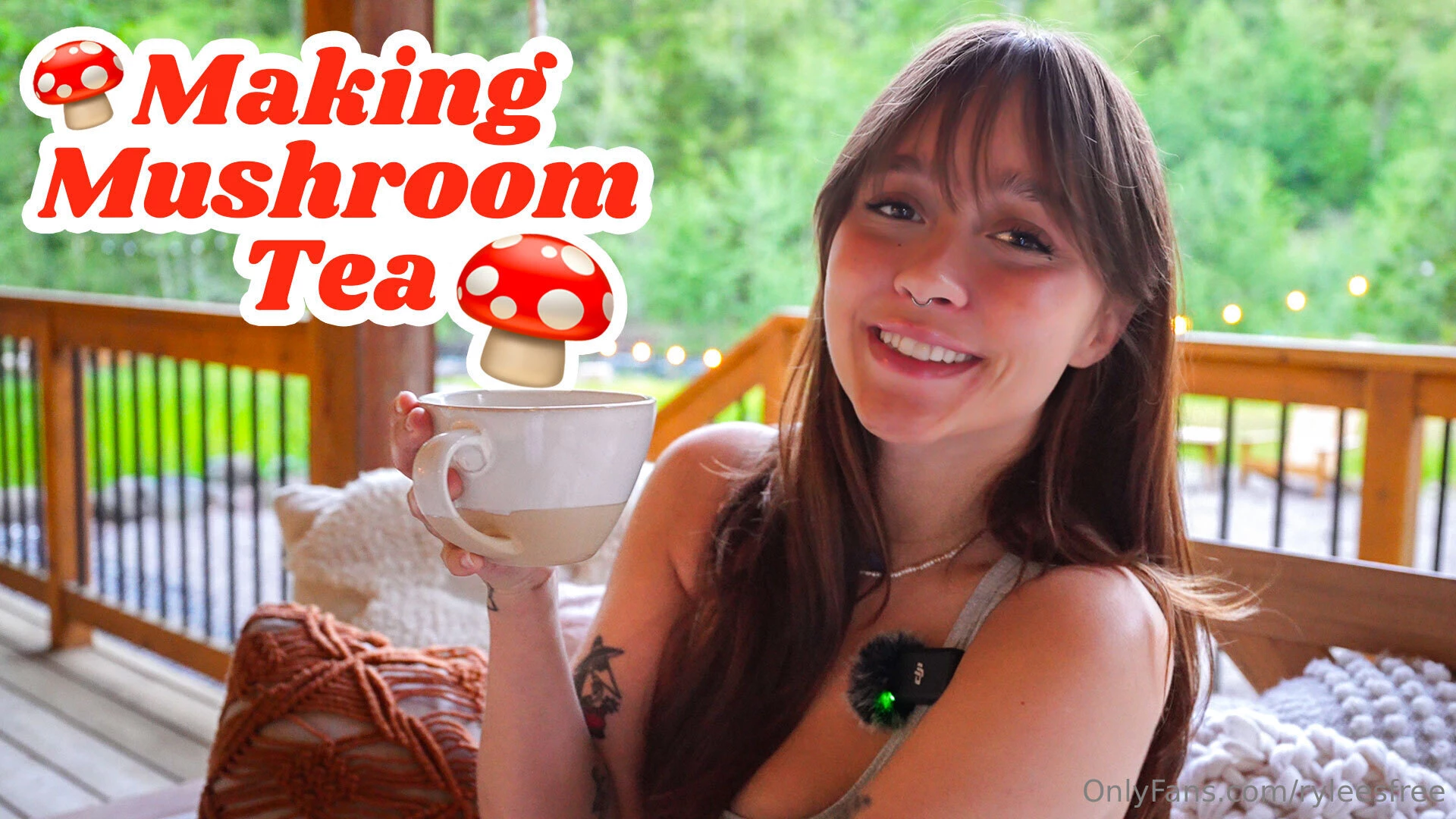 Try shroom tea with me join me today as i share how to make my 