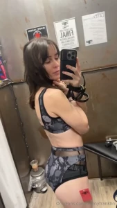 Changing room at a sex store