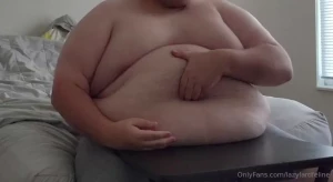 Post-stuffing tummy navel play fun