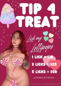 Tip 4 treat you make me wanna lick the wrapper does daddy have a sweet