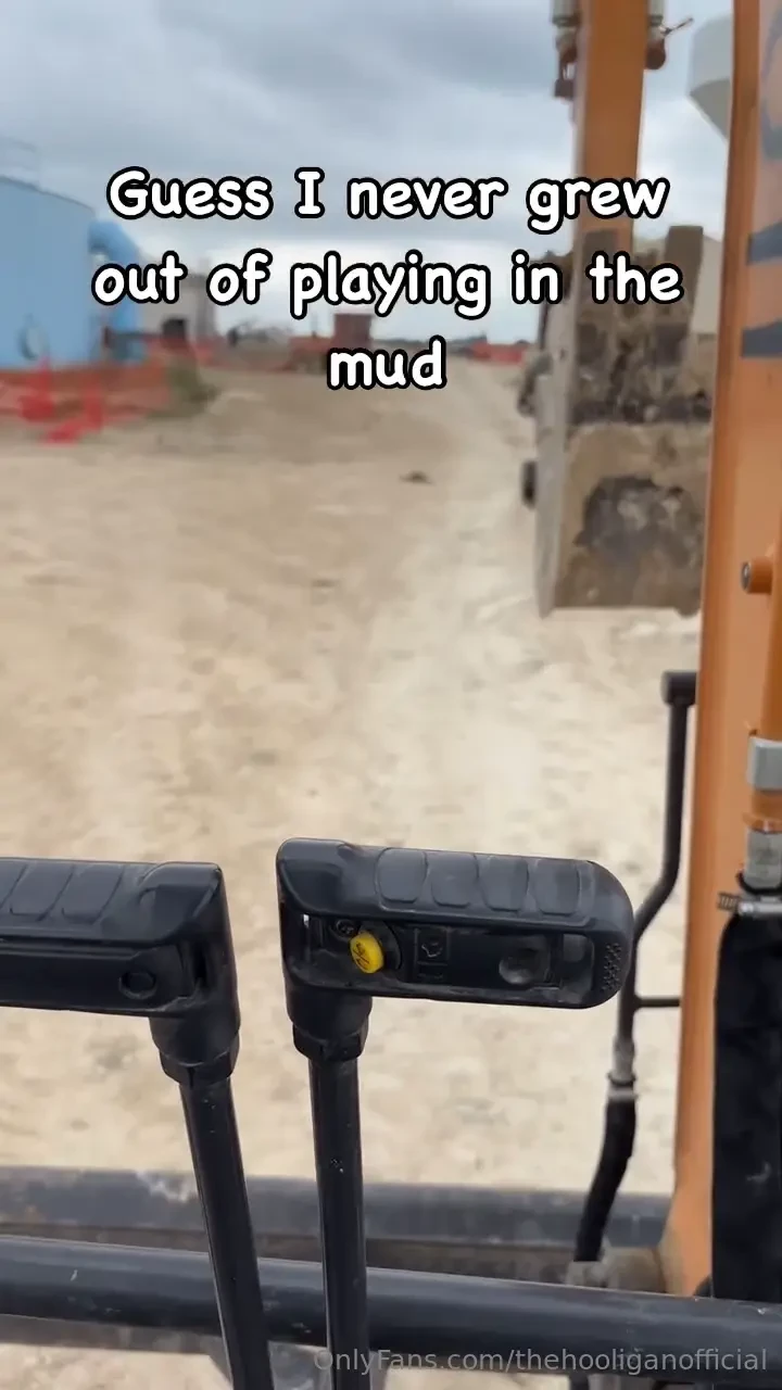 Guess i never grew out of playing in the mud 