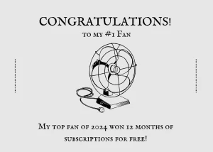 Congratulations f for winning this prize i am grateful for everyone s