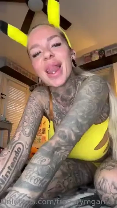 Your slutty pikachu getting myself fucked so hard with this yellow 