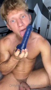 danielknight - Cumming while deep throwing a dildo what do you think 