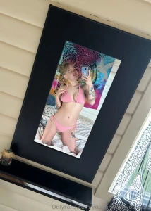 Pink bikini dry vs wet which do you prefer