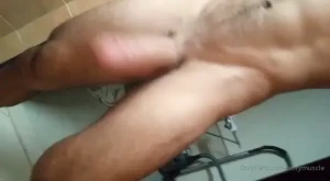 Swinging his huge dick before he fucks me it barely fit in my pussy