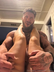 Imagine your legs on my strong shoulders while i m deep inside you