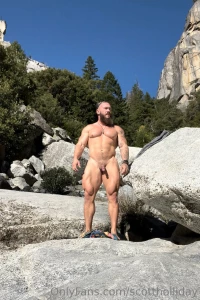 Sun bathing in the buff on the side of a mountain doesn t get any