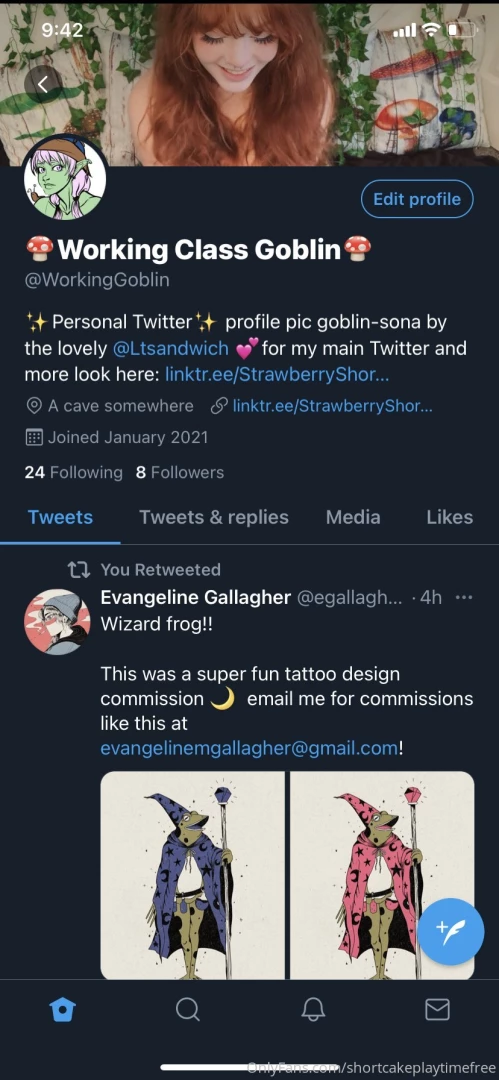 Just now made a personal twitter if you wanna follow me there 