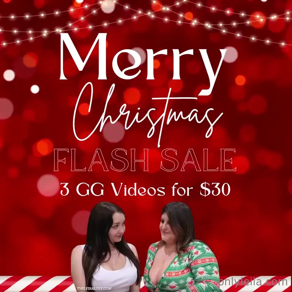 Christmas bundle 3 girl girl vids for 30 message me to claim 