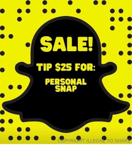 Be part of my inner circle tip 25 to be added to me personal snap
