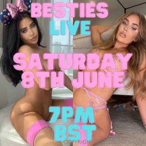 National best friends day schedule our first ever live together