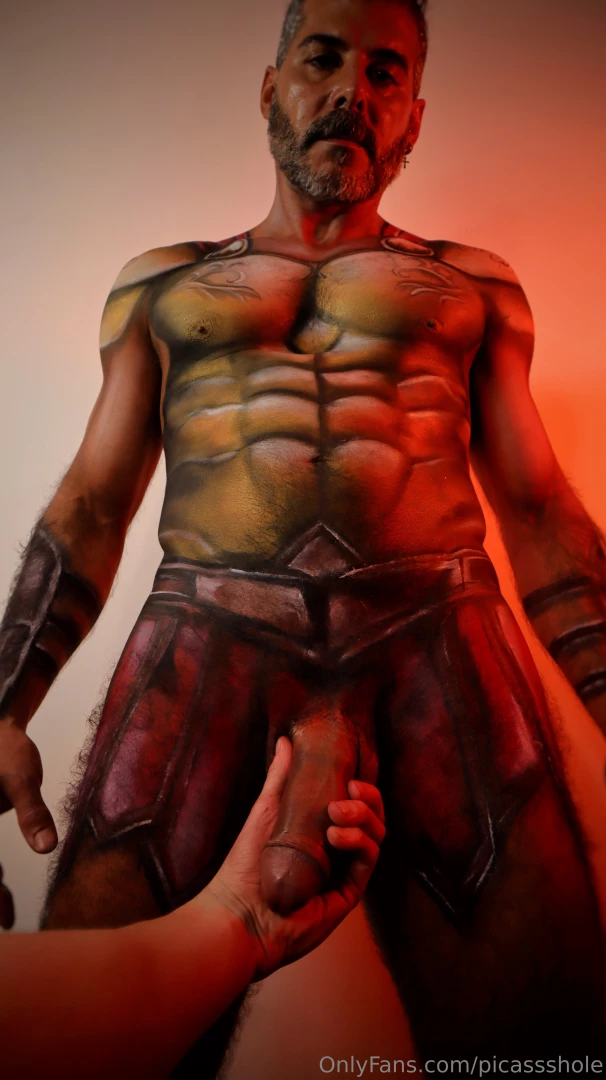 This week is the sexy daddy devilbert78uk who wanted to be painted as part 2 