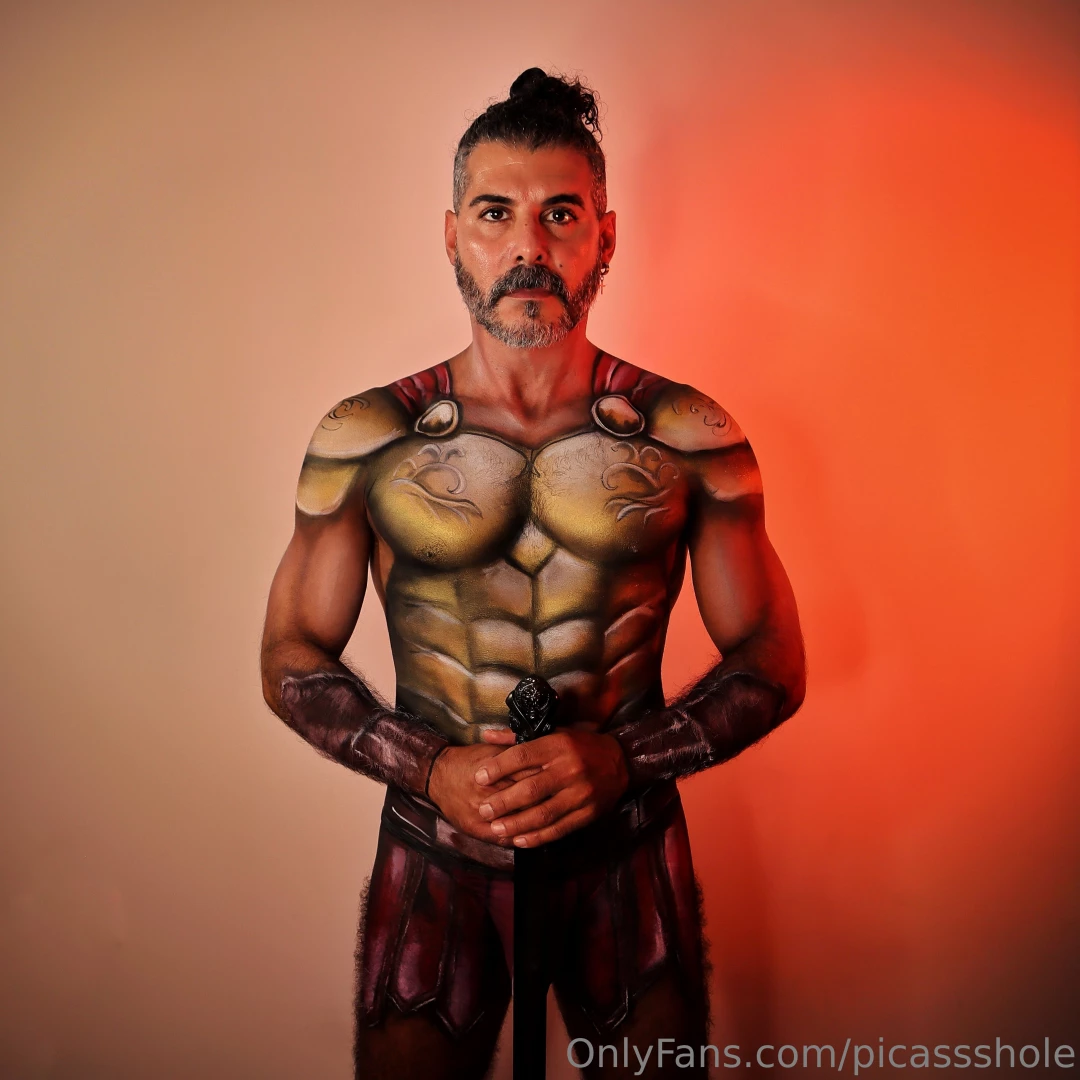 This week is the sexy daddy devilbert78uk who wanted to be painted as part 1 