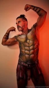 This week is the sexy daddy devilbert78uk who wanted to be painted as part 5