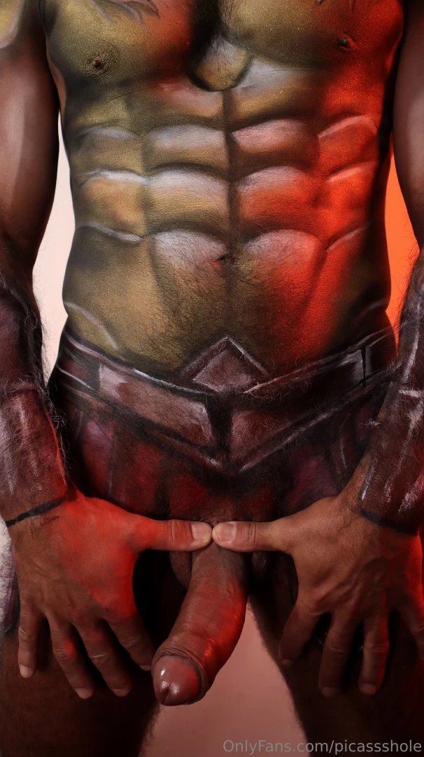 This week is the sexy daddy devilbert78uk who wanted to be painted as part 3 