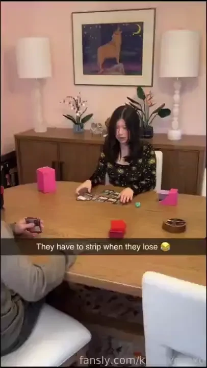 Your girlfriend never leaves a magic tournament without a mouth full 