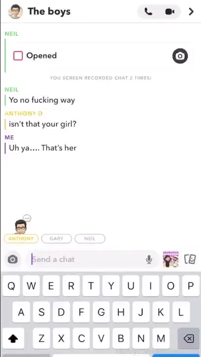 Your friend group finds your girlfriends onlyfans and they are making 