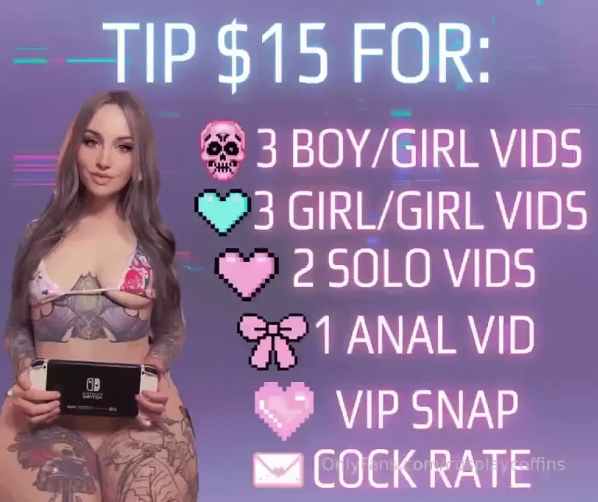 Mega bundle first to tip 15 gets - 3 b g tapes - 3 g g vids - 2 solo part 9 