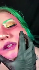 Finally halloween day i have such a disgusting mask kink i cannot even