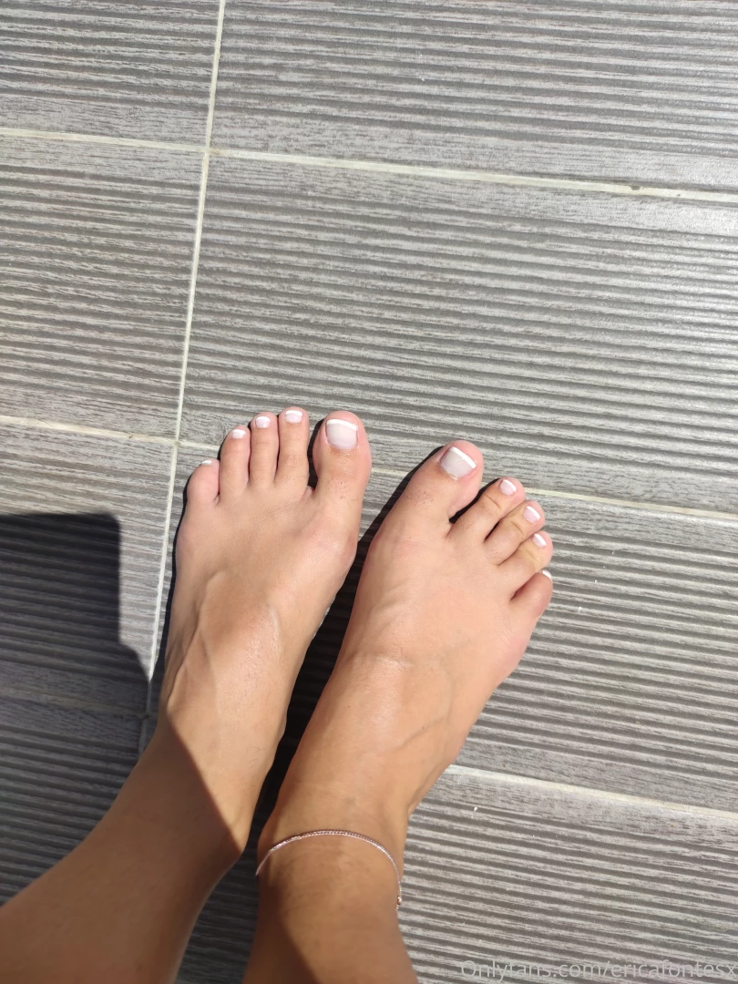 ericafontesx - For my foot lovers new pedicure did you liked part 4 