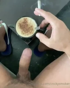 Good morning coffee cigar amp jercking off