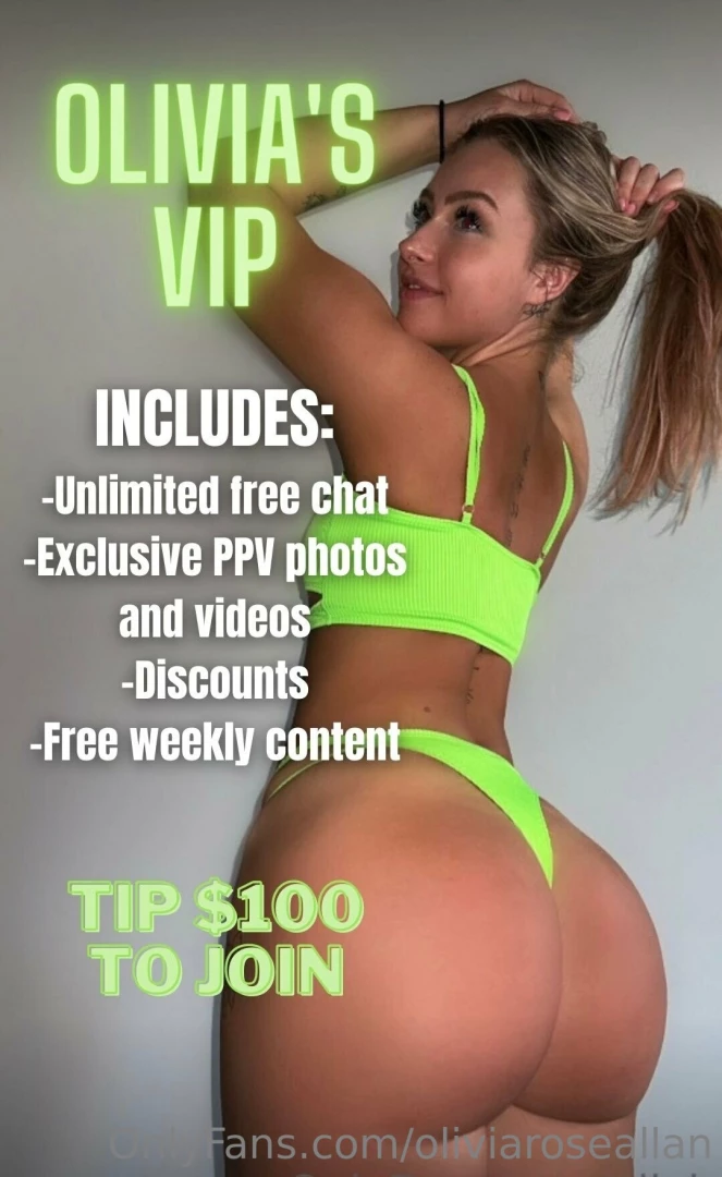 Message me about vip 