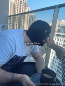 Lifestyle slave serving me every where i go always beside my feet